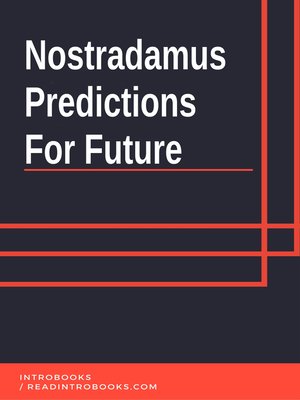 cover image of Nostradamus Predictions  For Future